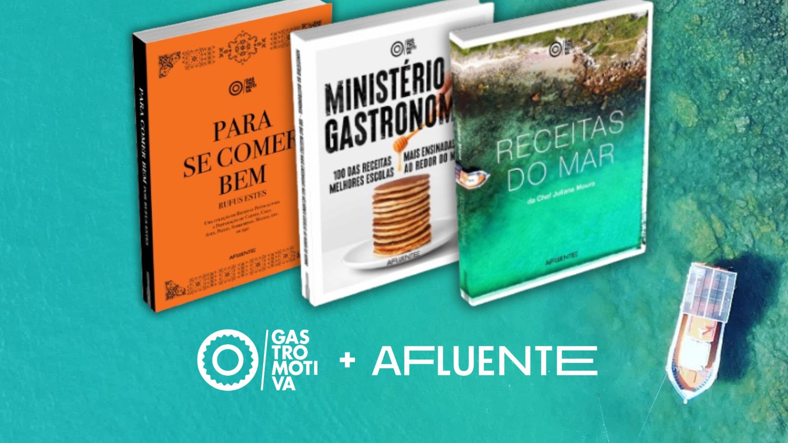 Lançamento de livros de receitas da editora Afluente em parceria com a Gastromotiva
