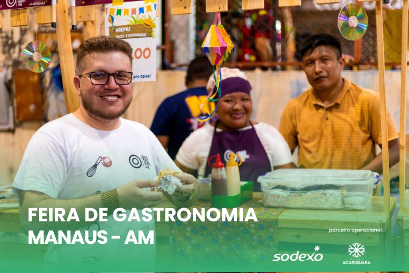 Gastromotiva e Instituto Acariquara realizaram Feira de Gastronomia Social em Manaus