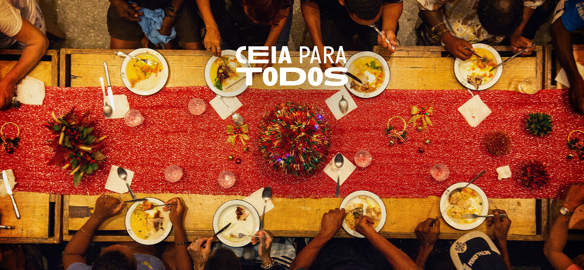 Ceia para todos, doe alimentos por um Natal com esperança e dignidade